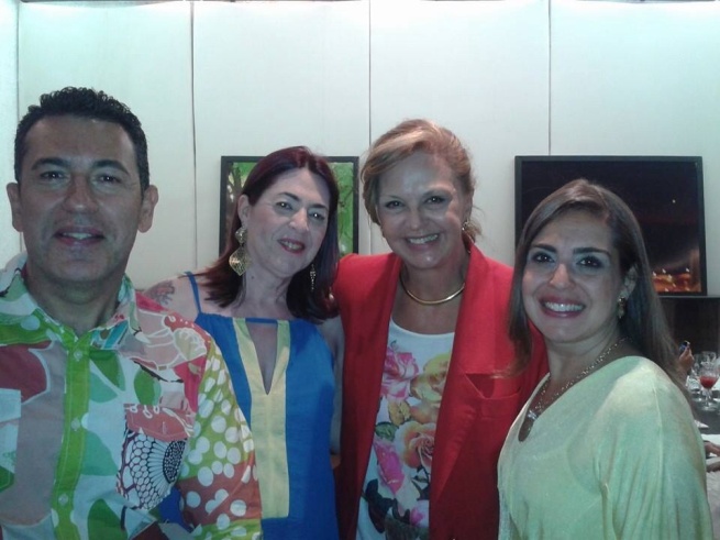 Aurélio Begliomini, Virgínia Velloza, Ana Maria Wey e Daniela Velloza